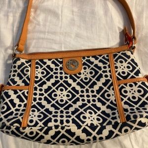 Spartina 449 Navy and White Shoulder Purse